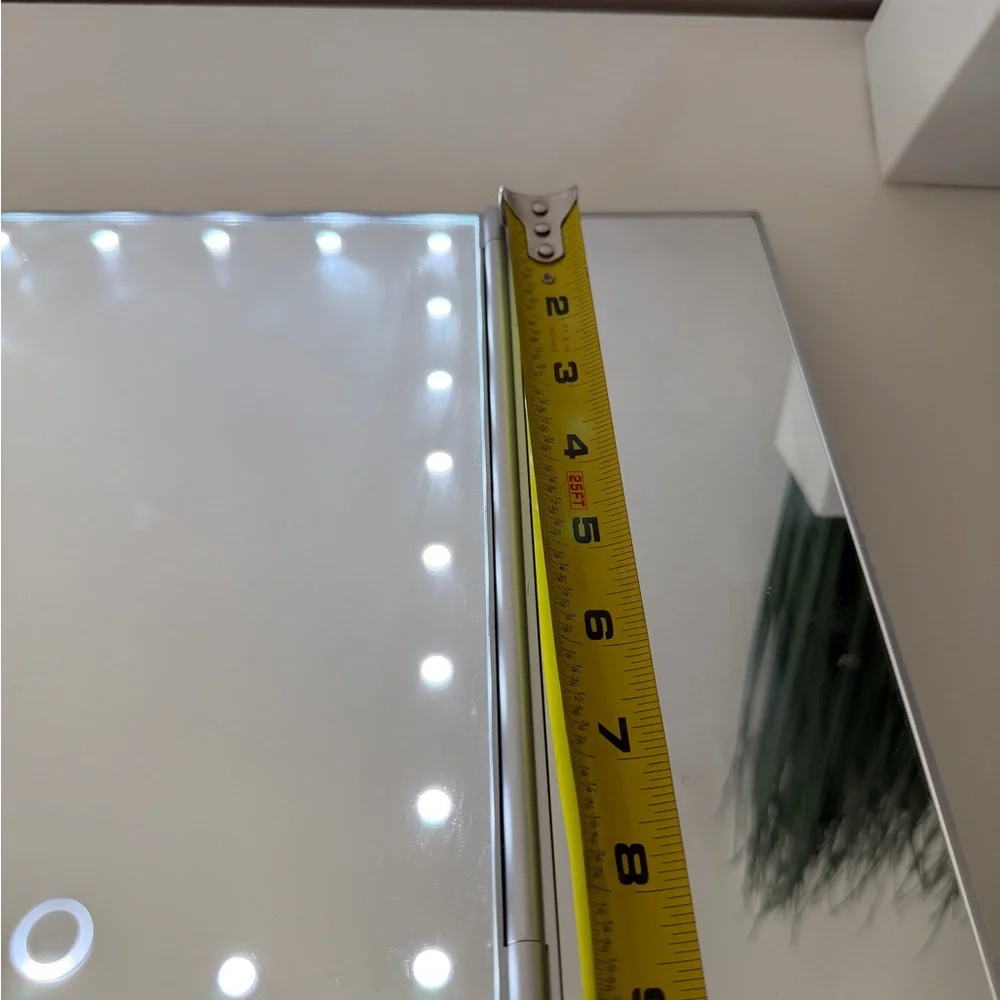 LED Tri-Fold Vanity Mirror with Touch Control - Picture 9 of 10